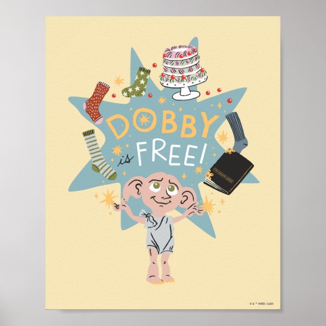 Poster Dobby está livre! (Frente)