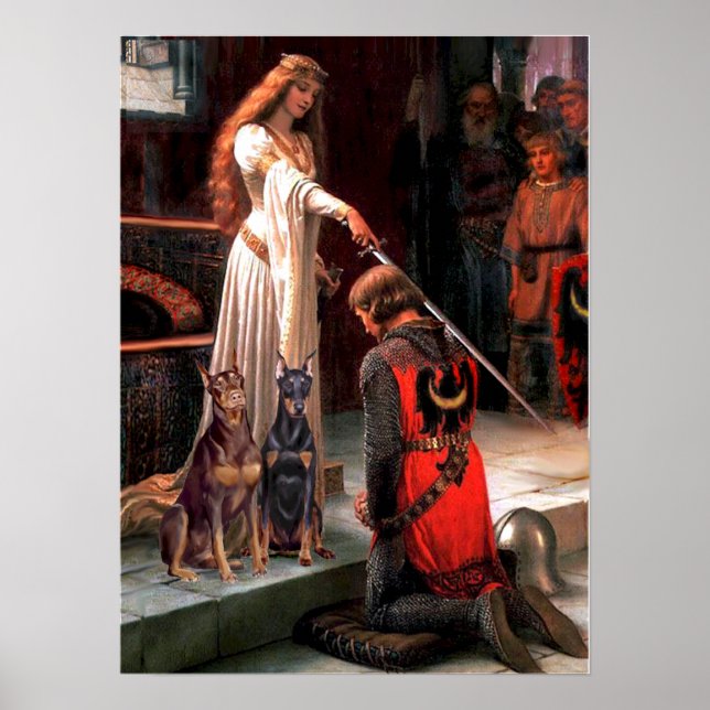 Poster Doberman Pair - A Accolade (Frente)