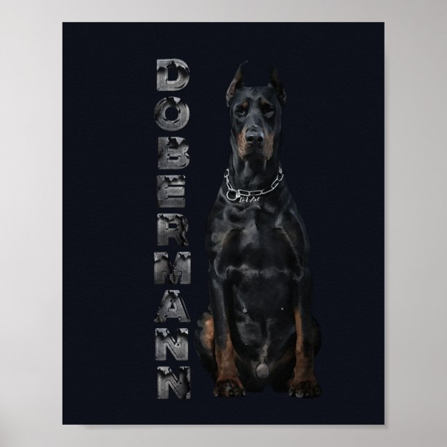 Poster Doberman Pinscher (Frente)