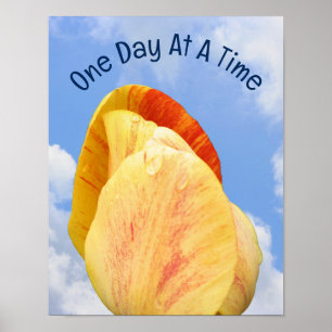 Poster Dobra De Tulip Um Dia De Cada Vez, Inspiradora