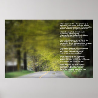 Pôster Dobrar na estrada