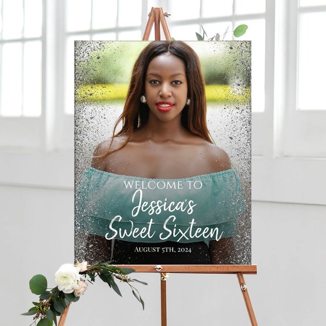 Poster Doce 16 boas vindas do partido com foto (Criador carregado)