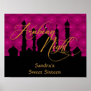 Pôster Doce 16 Festa de aniversário