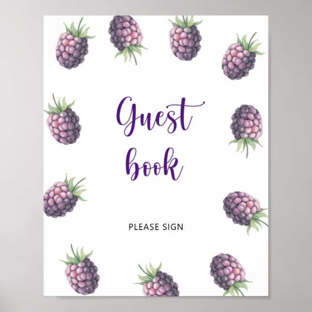Poster Doce amora \ Livro de visitas (Frente)