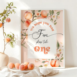 Poster Doce como pêssego Esperamos que tenha se divertido