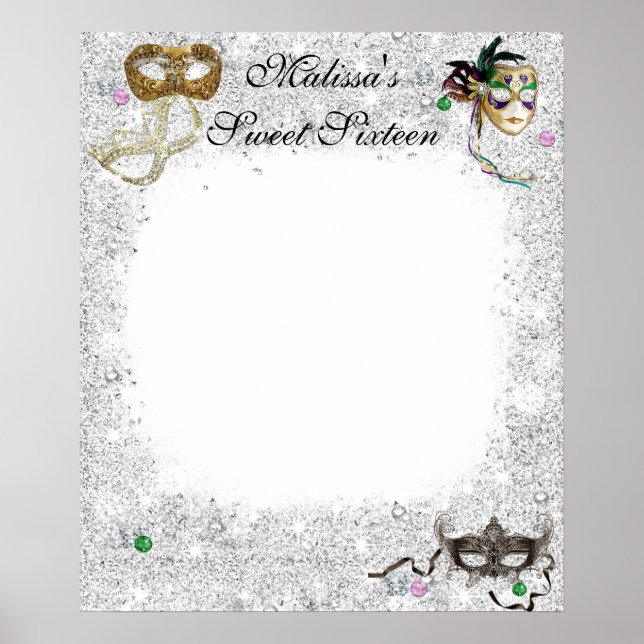 Pôster Doce Dezesseis, Quinceanera, Mascarada (Frente)