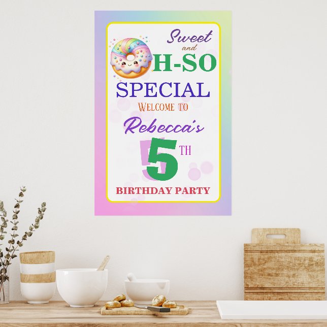 Poster Doce e Pornoz de Aniversário Especial (Cozinha)