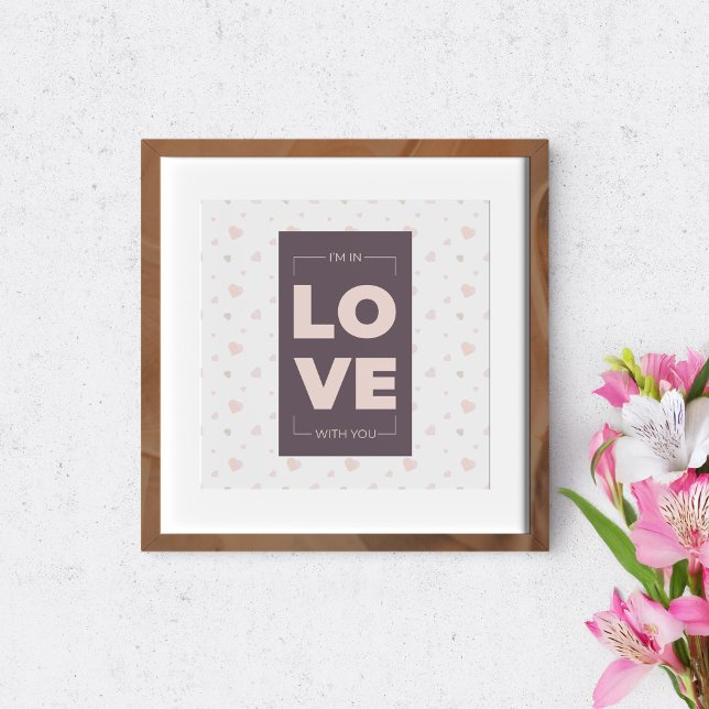 Poster Doce e romântico (Criador carregado)