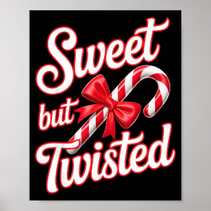 Poster Doce Mas Doce De Natal Engraçado Torcido