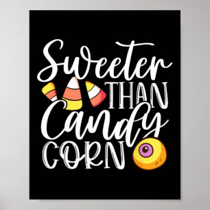 Poster Doce Que Doce Milho Halloween Candy Co
