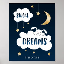 Doce Sonho Bunny Azul Personalizado