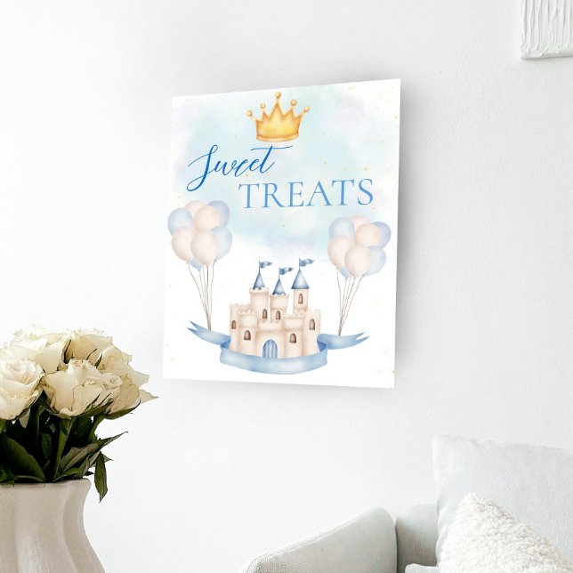 Poster Doce Treatores FairyTale Castle Crown Balloon (Criador carregado)