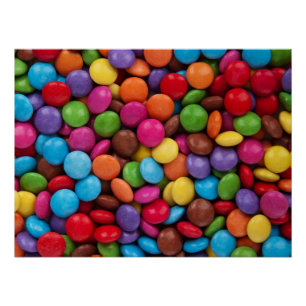Pôster Doces coloridos