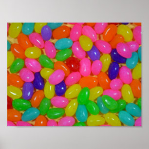 Pôster Doces coloridos do jellybean