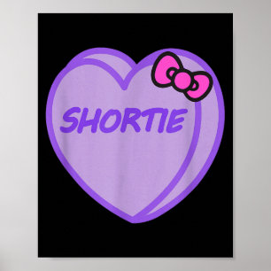 Poster doces do dia dos namorados corações doces amor sho