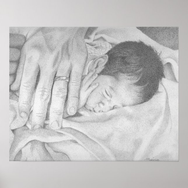 Pôster Doces Sonhos Negro e Branco (Frente)