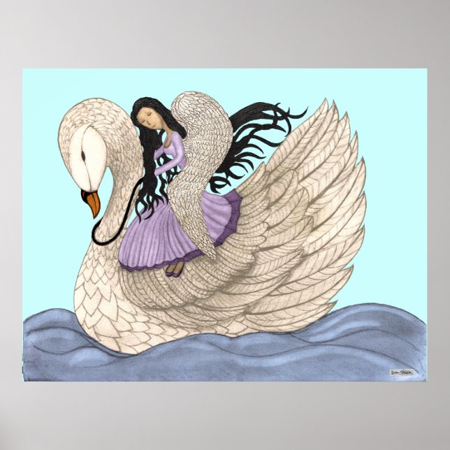 Poster Doces Sonhos (O Anjo E O Cisne) (Cor Do Cheio) (Frente)