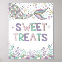 Poster Doces Tratamentos Decoração de Favors de Aniversár