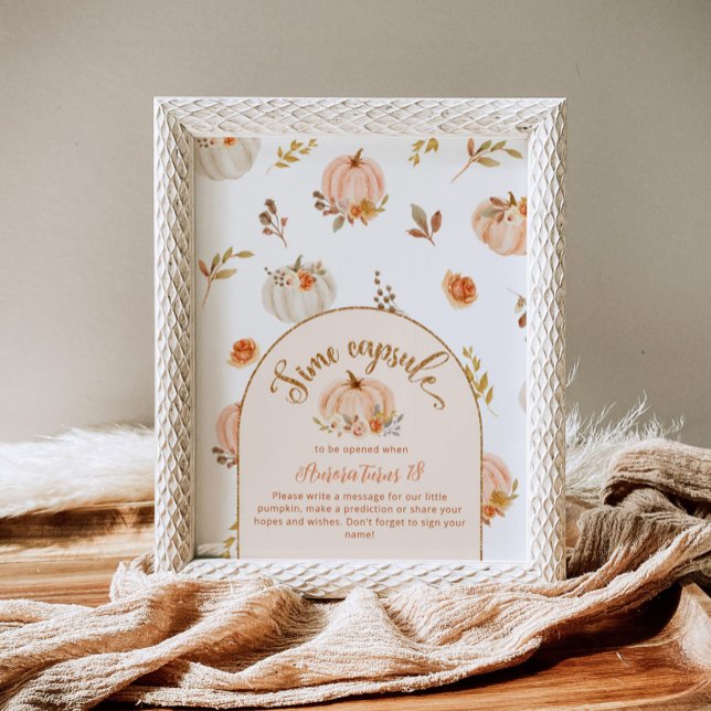 Poster Docinho, aniversário da cápsula do tempo de abóbor (Criador carregado)