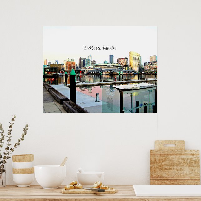 Poster Docklands, Austrália (Cozinha)