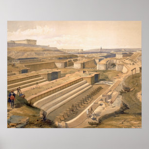 Pôster Docks at Sebastopol, plate from 'The Seat of War i