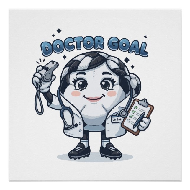 Pôster Doctor Goal Futebol  (Frente)