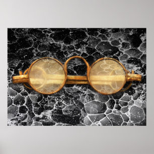 Poster Doctor - Optometrist - Glasses sold here