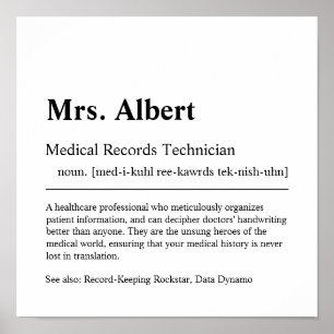 Poster Documentação Médica Documentação Personalizada Téc