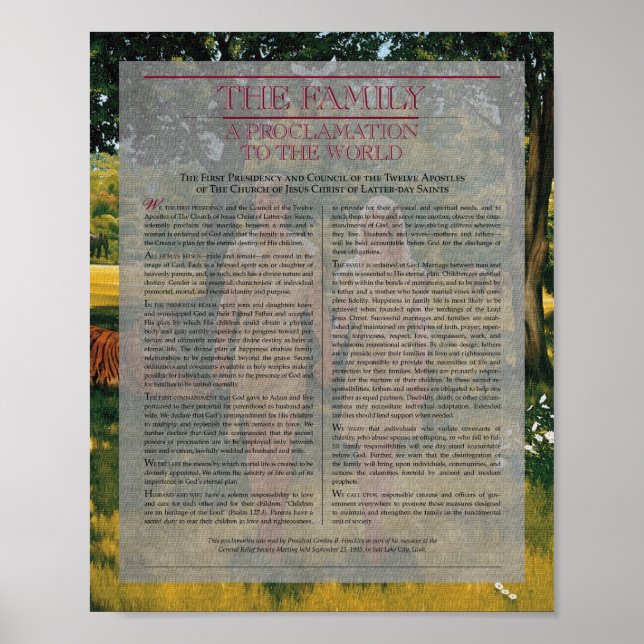 Pôster Documento da série de pintura "A família" (Frente)