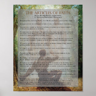 Poster Documento da série de pintura "Os artigos da fé"