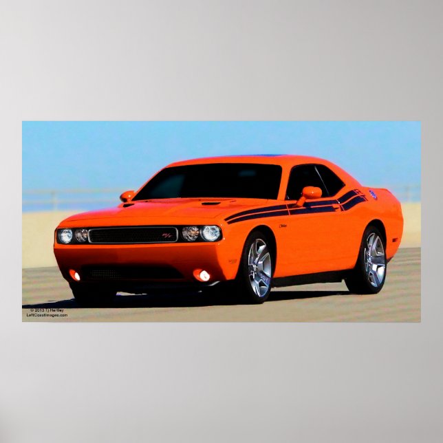 poster DODGE CHALLENGER RT 2012 (Frente)