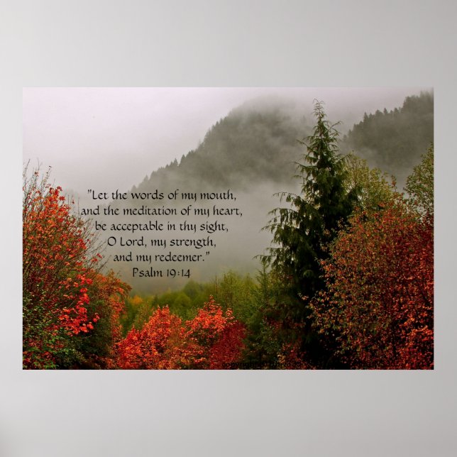 Pôster Dodge Road Mist Print w/Scripture Verse (Frente)
