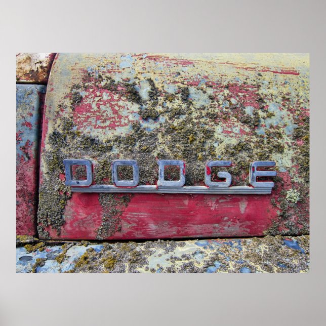 PÔSTER DODGE TRUCK HOOD EMBLEM 1947 (Frente)