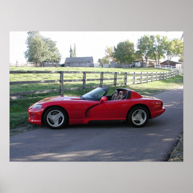 Pôster Dodge Viper RT/10 (Frente)
