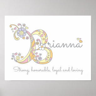Pôster Dodó B inicial de Brianna