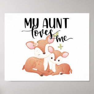 Poster Doe and Fawn Minha Tia me ama