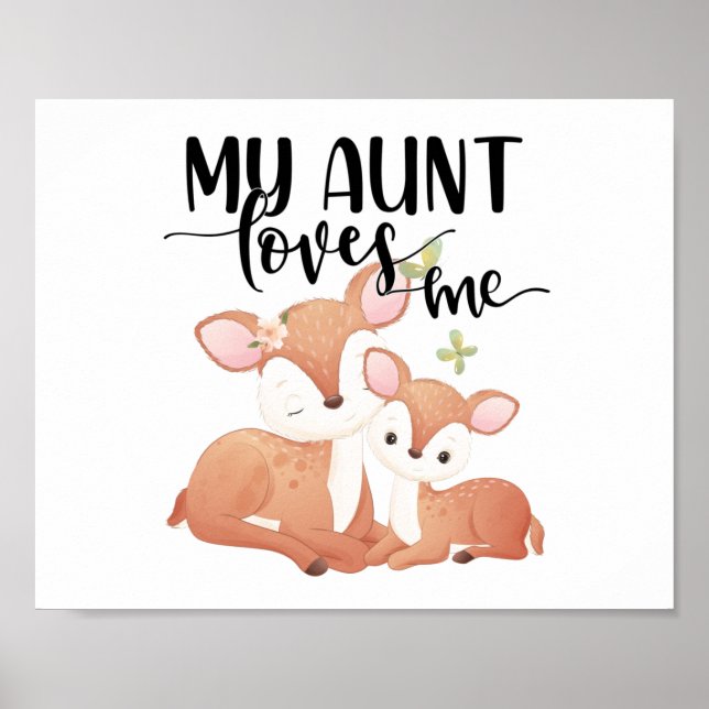 Poster Doe and Fawn Minha Tia me ama (Frente)