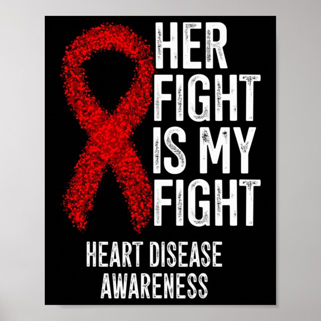 Poster Doença Cardiovascular Sua Luta É Minha Luta Coraçã (Frente)
