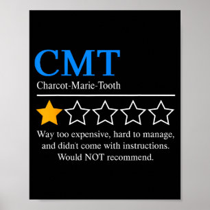 Poster Doença de Charcot Marie Tooth - Conscientização Cm