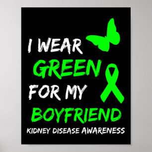 Poster Doença Eu Visto Verde Para Minha Fita De Namorado