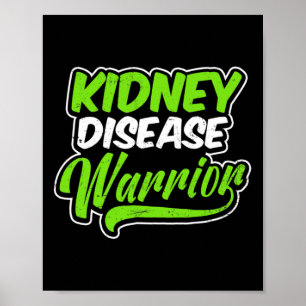Poster Doença renal Doença Design Warrior Presente