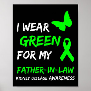 Poster Doença Renal Eu Visto Verde Para Meu sogro R