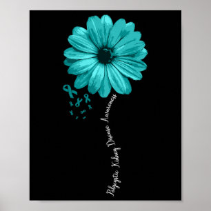 Poster Doença Renal Sensibilização Guerreira Bastante Fit