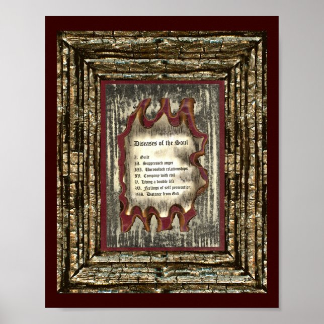 Poster Doenças da Alma (Frente)
