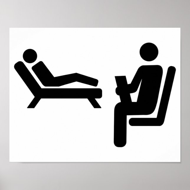 Pôster Doente psicólogo (Frente)