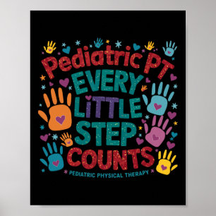 Poster Doentes Pediátricos Cada Pequeno Passo Conta Físic