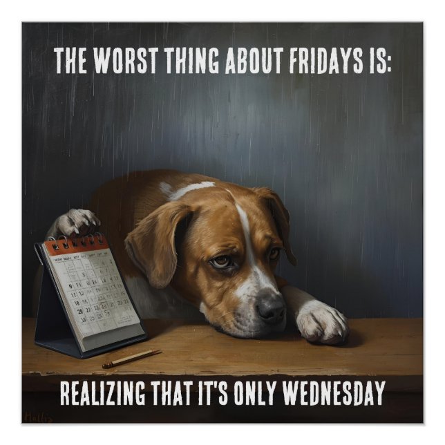 Pôster Dog Glossy Poster (Frente)