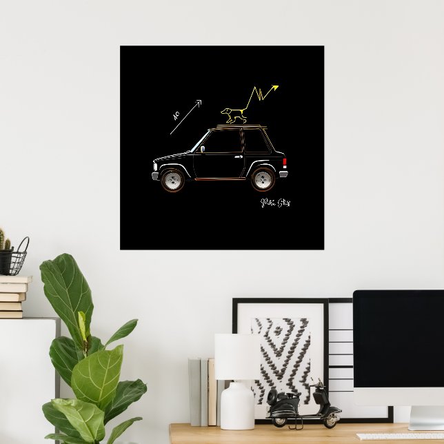 Poster Dog on Wall Street  (Escritório em casa)