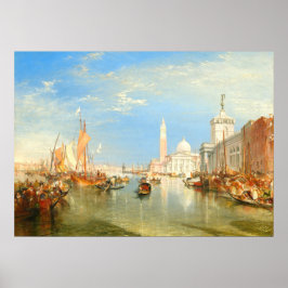 Poster Dogana, Veneza - William Turner Fine Art