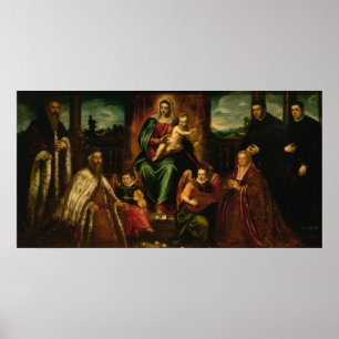 Poster Doge Alvise Mocenigo e família